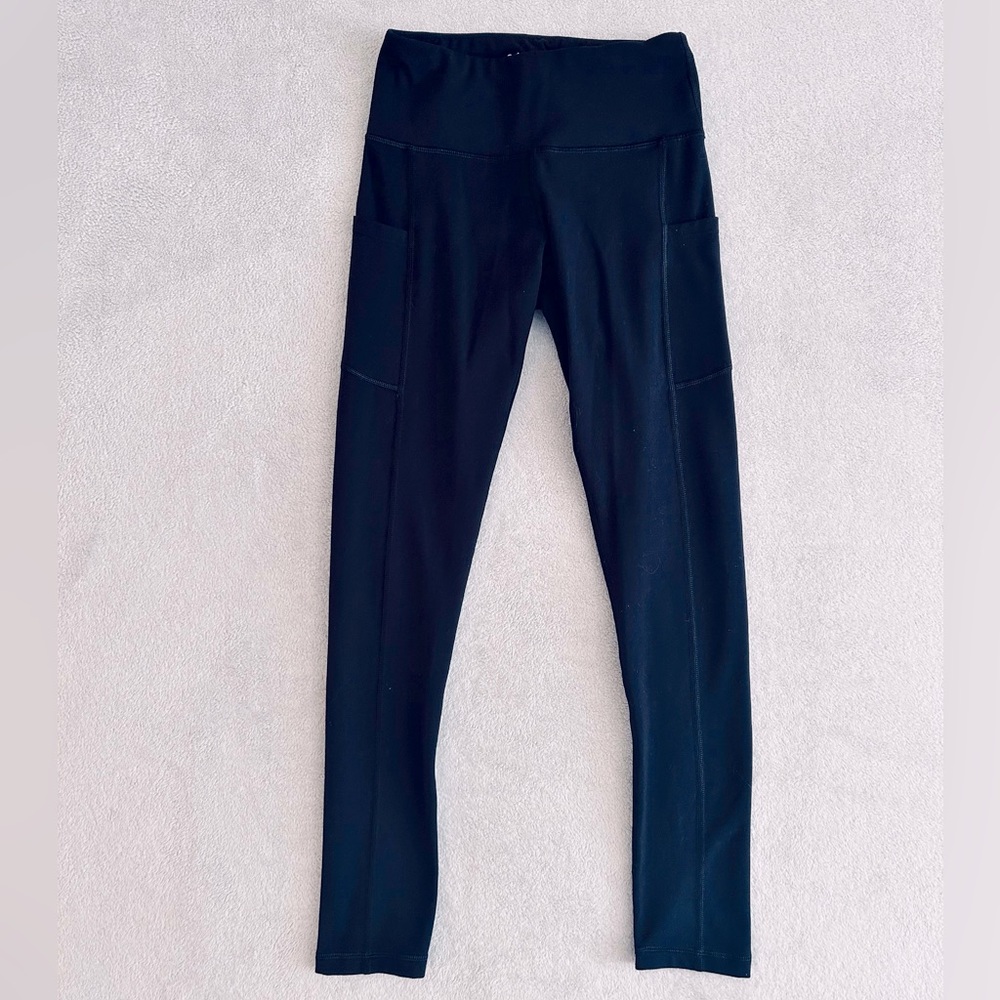 Black high waist yoga pants - Picture 4 of 7